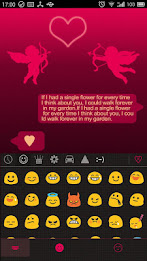 LOVE NIGHT FOR EMOJI KEYBOARD poster 2