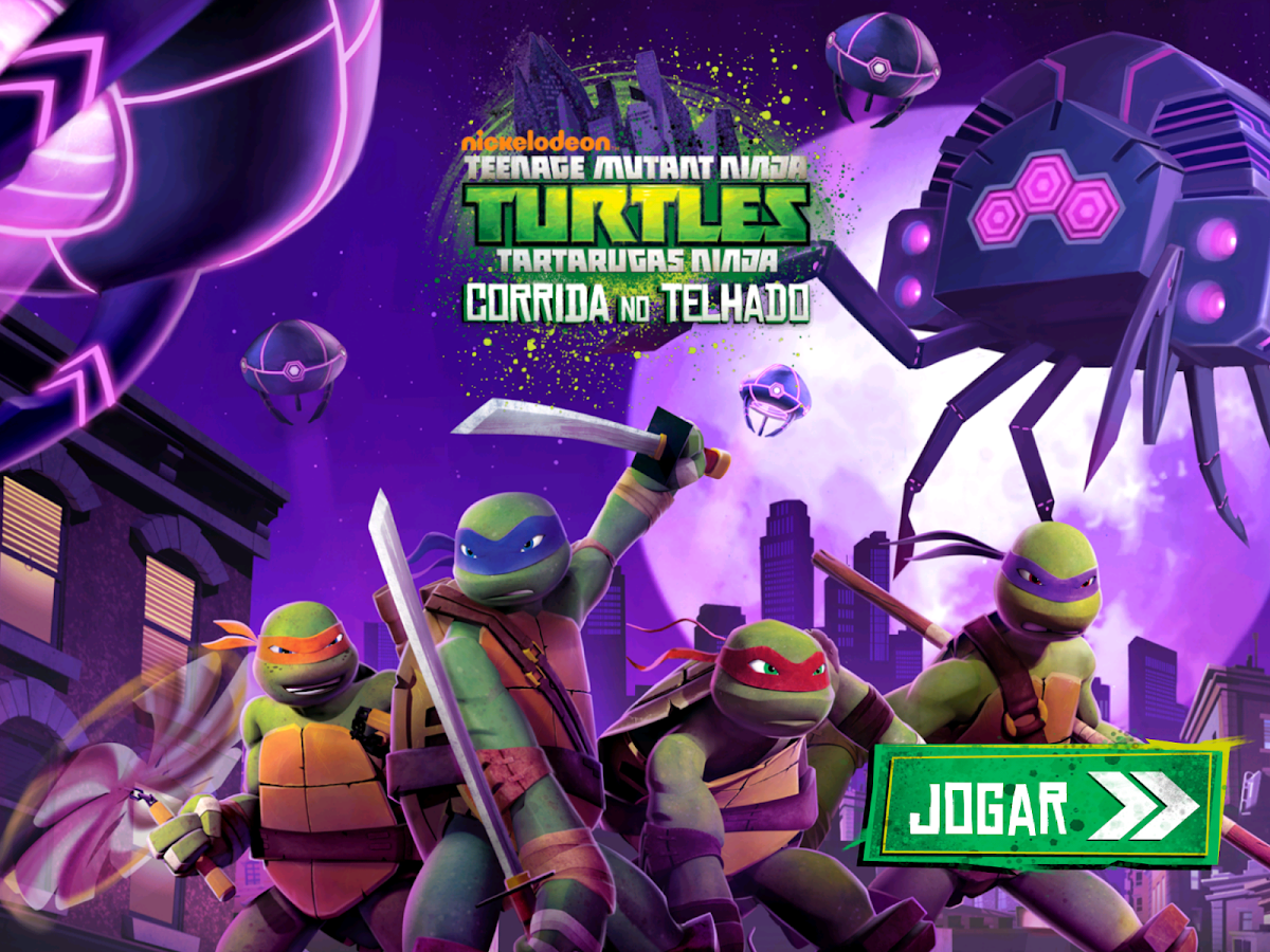 TMNT : Corrida no Telhado - screenshot