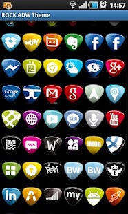 ROCK Music ADW Theme HD Screenshots 3