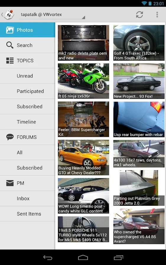 Tapatalk HD - Community Reader - screenshot
