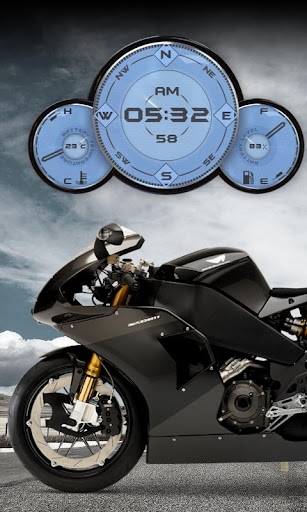 Buell Motorbike Compass Widget