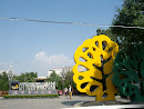 中心公园雕塑