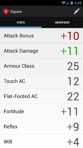 Squire - RPG Combat Assistant