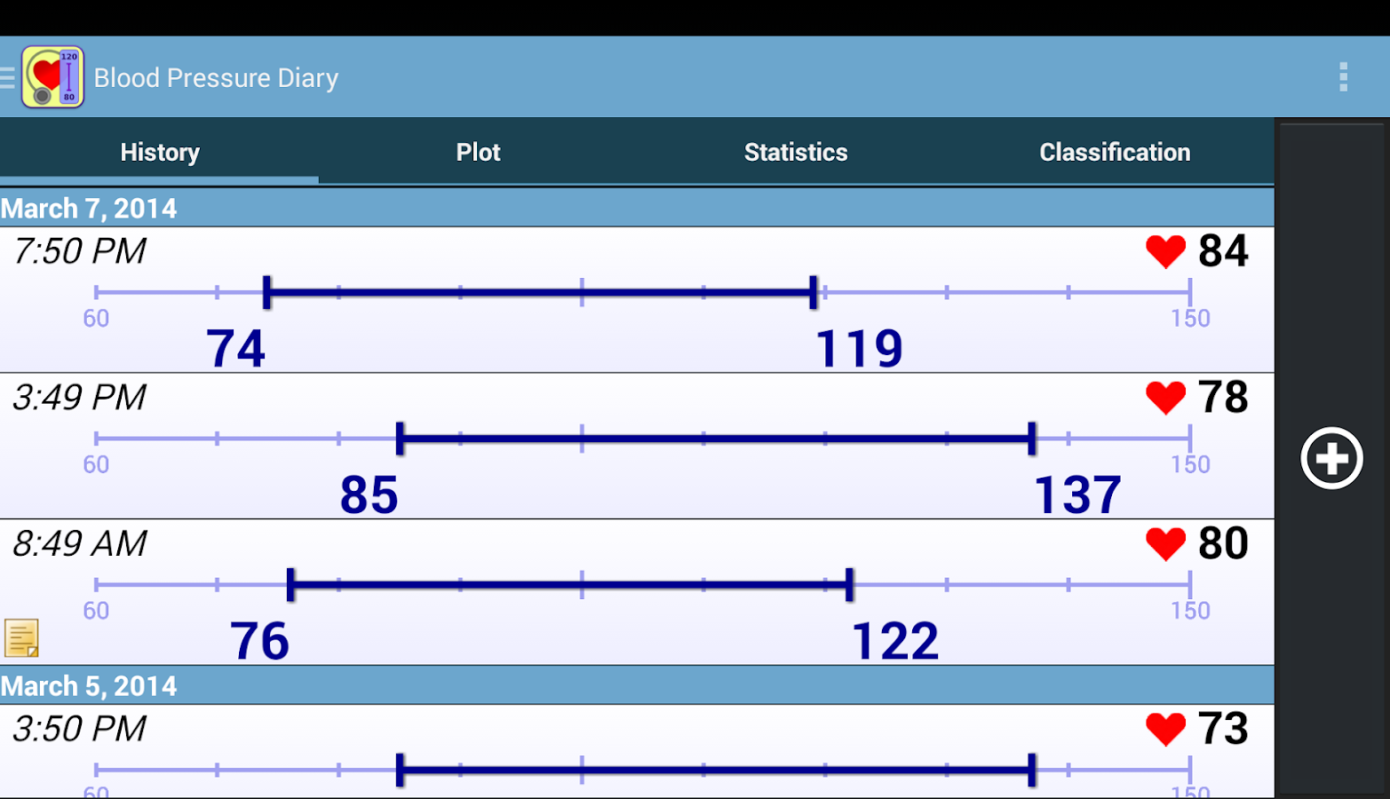 Blood Pressure Diary Android Apps on Google Play