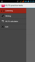 IELTS listening &amp; writing test APK تصویر نماگرفت #1