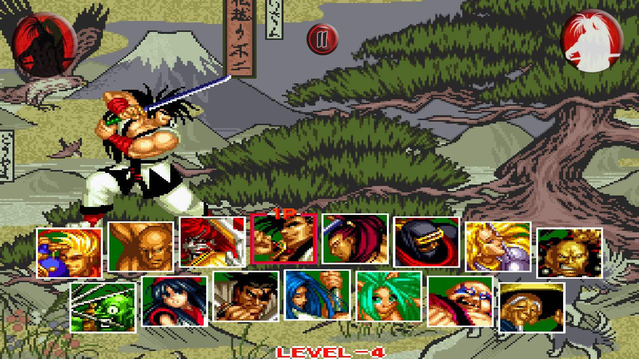 Android application SAMURAI SHODOWN II screenshort