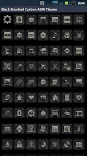 ADW Theme BlackBrushedCarbon Screenshots 4