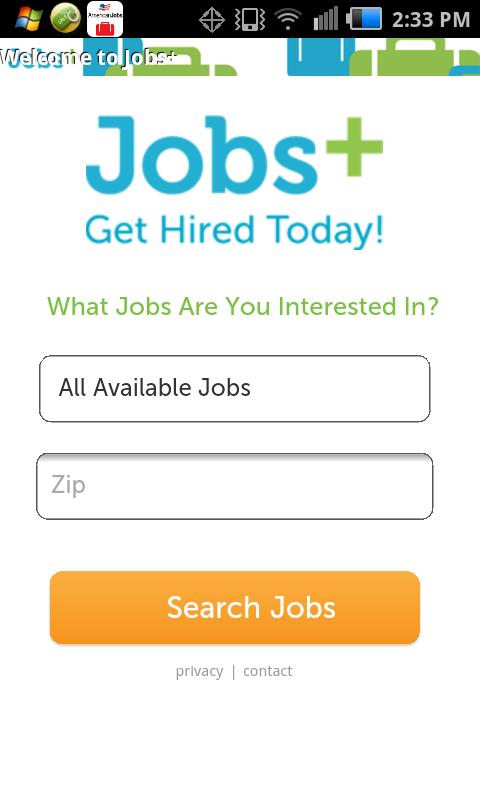 Jobs+ Screen 2