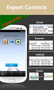 Screenshot SA Contacts v2.8.1