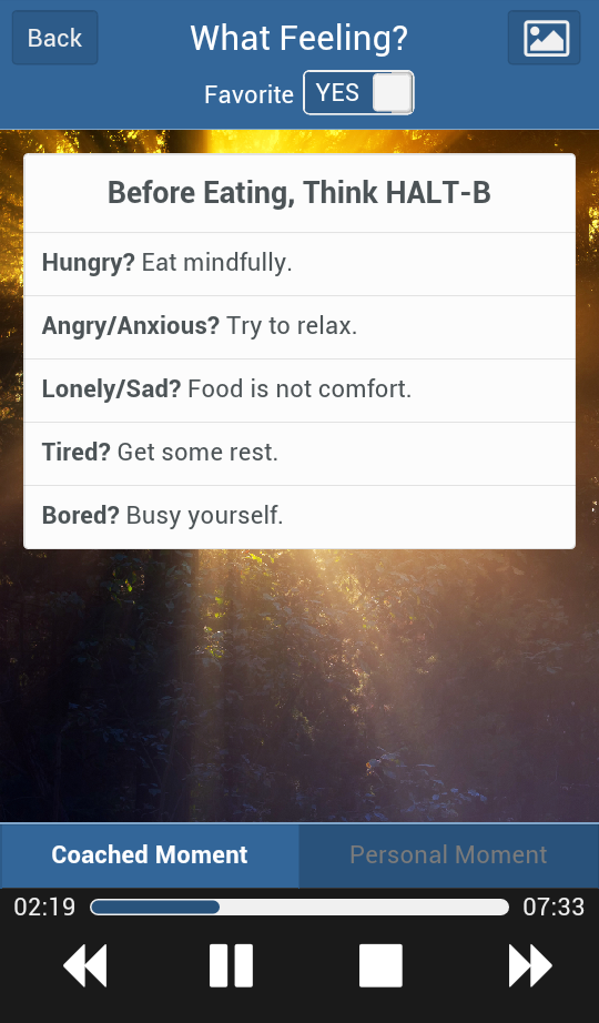 Before I Eat Screen 2