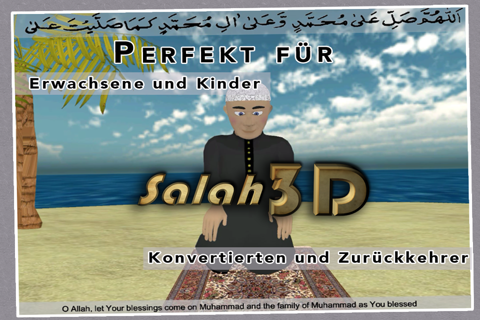 Android application Salah 3d- Islamic prayer guide screenshort