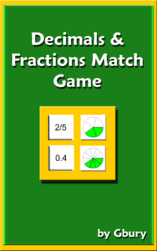 Math Decimals Fractions Game