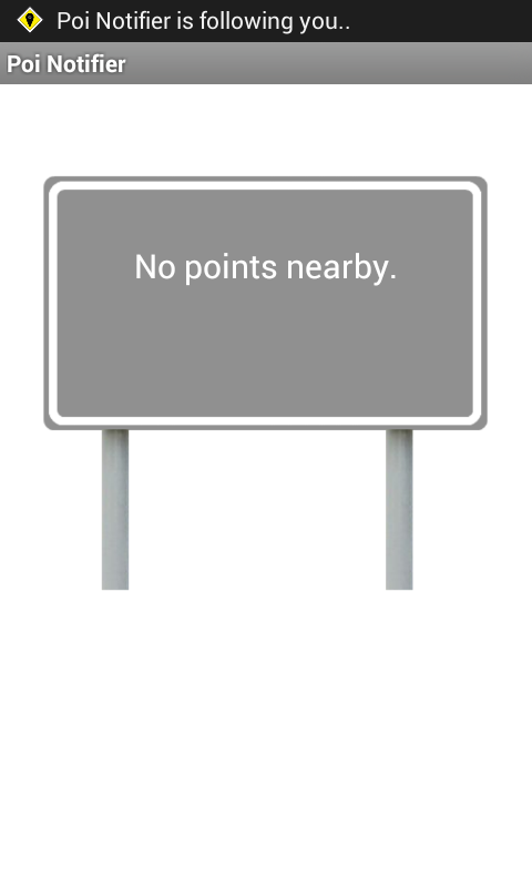 Android application Poi Notifier Pro screenshort