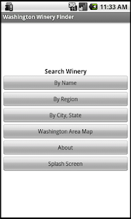 Washington Winery Finder Screenshots 1
