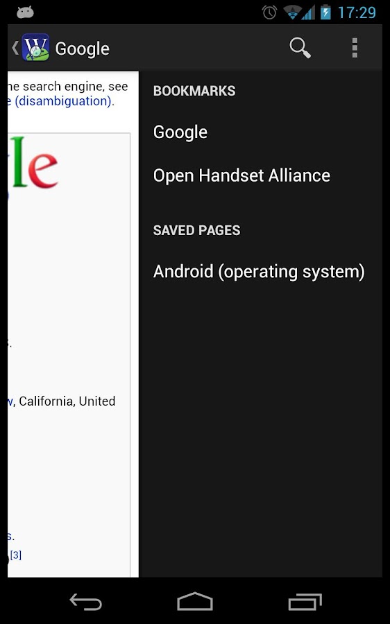 Wikidroid Android