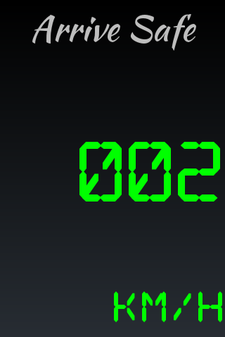 Arrive Safe - Speedometer App