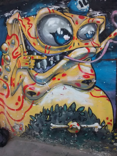 Grafite SpongeBob Zumbi