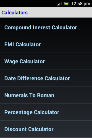 Calculators Unit Converters