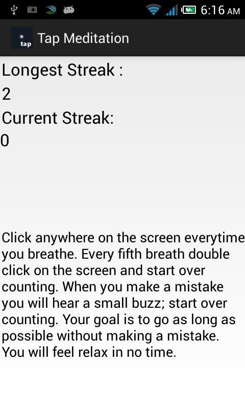   Tap Meditation – Capture d'écran 