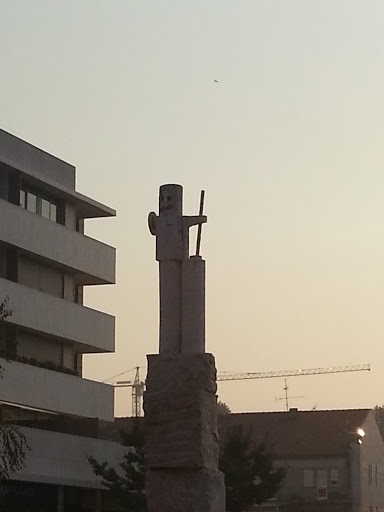 Statue on the Roundabout