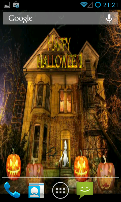 Android application Halloween Live Wallpaper screenshort