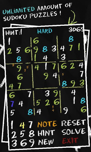 Sudoku Chalk