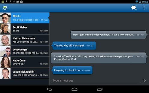 TextNow - screenshot thumbnail