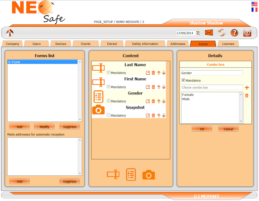 eSafeMe FORMS