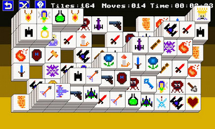 8 Bit Mahjong Free poster 1