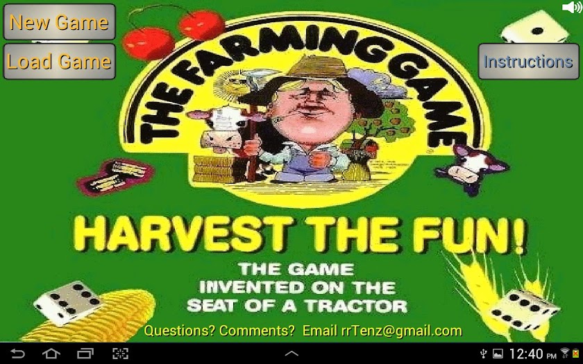 The Farming Game Screen 1