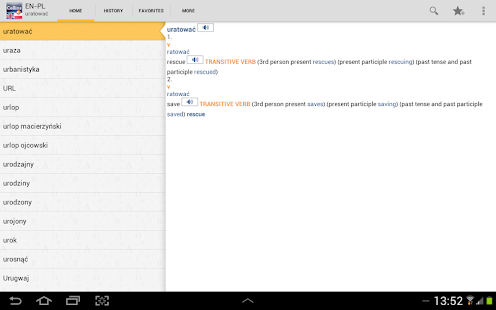 English<>Polish Dictionary TR Screenshots 8