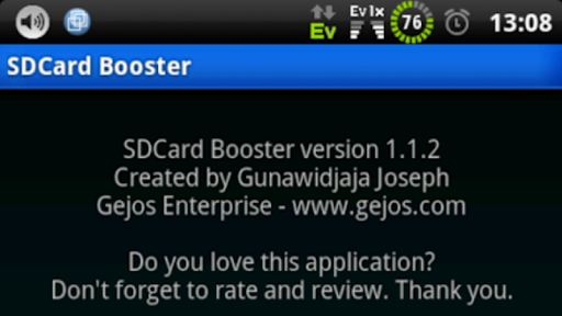 【免費工具App】[Donate] SDCard Booster-APP點子