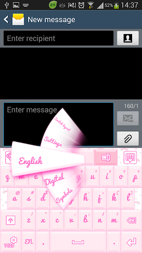 GO Keyboard Lovely Pink