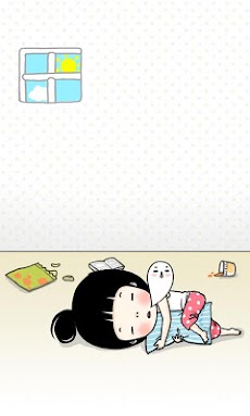 CUKI Theme Lazy girl Wallpaperのおすすめ画像2