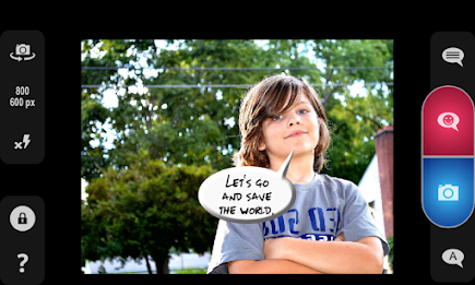 Cam Talks:Speech Bubble Camera poster 1