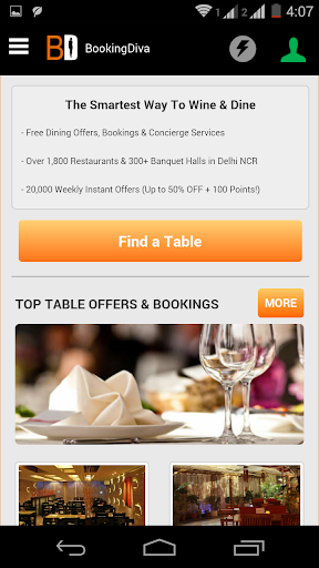 Booking Diva Restaurant Offers