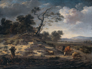 RIJKS: Jan Wijnants: Landscape with Cattle on a Country Road 1684