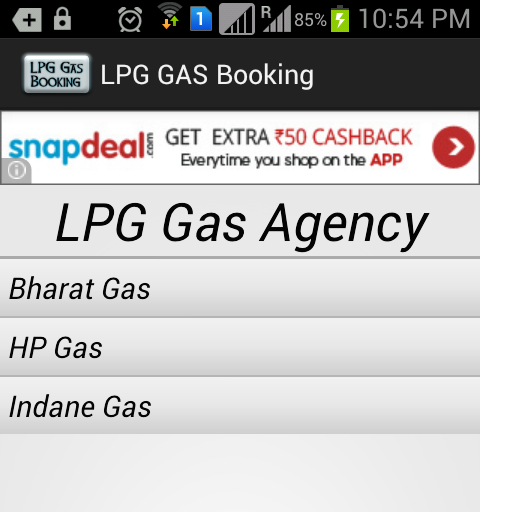 LPG Gas Booking