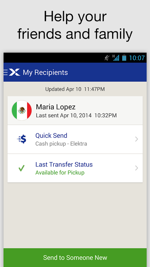 Xoom Money Transfer Android Apps on Google Play