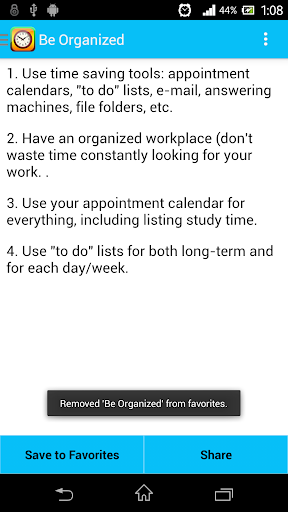 【免費生活App】Time Management Tips-APP點子