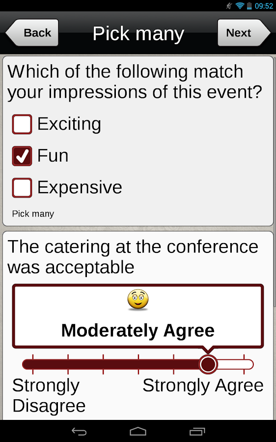    droid Survey Offline Forms- screenshot  