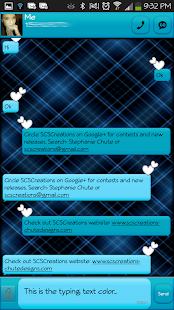 How to get GO SMS - Blue Plaid 3 patch 1.1 apk for android