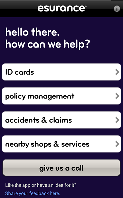 Esurance Mobile - screenshot