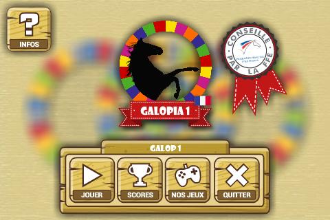 Android application Galopia -Galop 7 screenshort