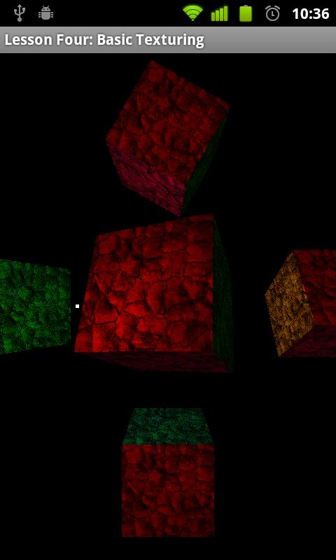 OpenGL ES Examples Screen 3