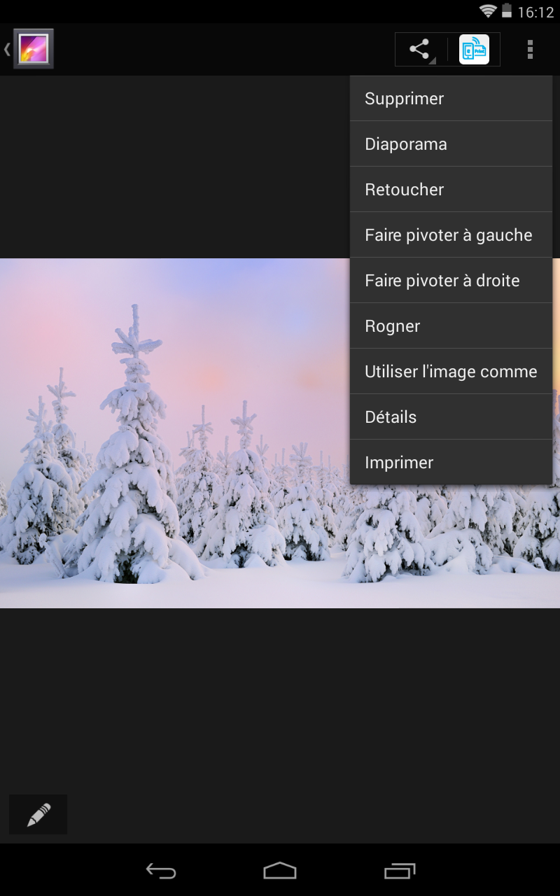 Android application HP Print Service Plugin screenshort