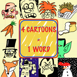 4 Cartoons - 1 Word 1