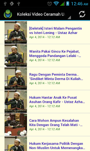 Ceramah Ustaz Azhar Idrus 2014