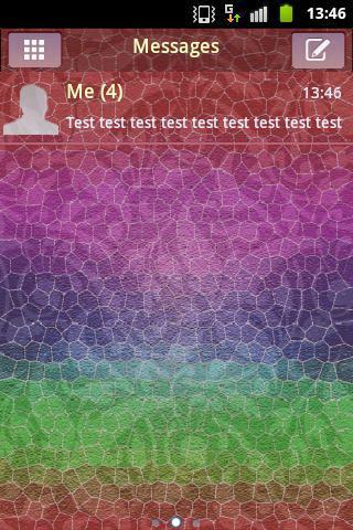 GO SMS Theme Stained Glass Buy