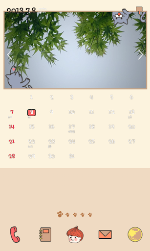 【免費個人化App】새타의하루(고양이) 도돌캘린더 테마-APP點子
